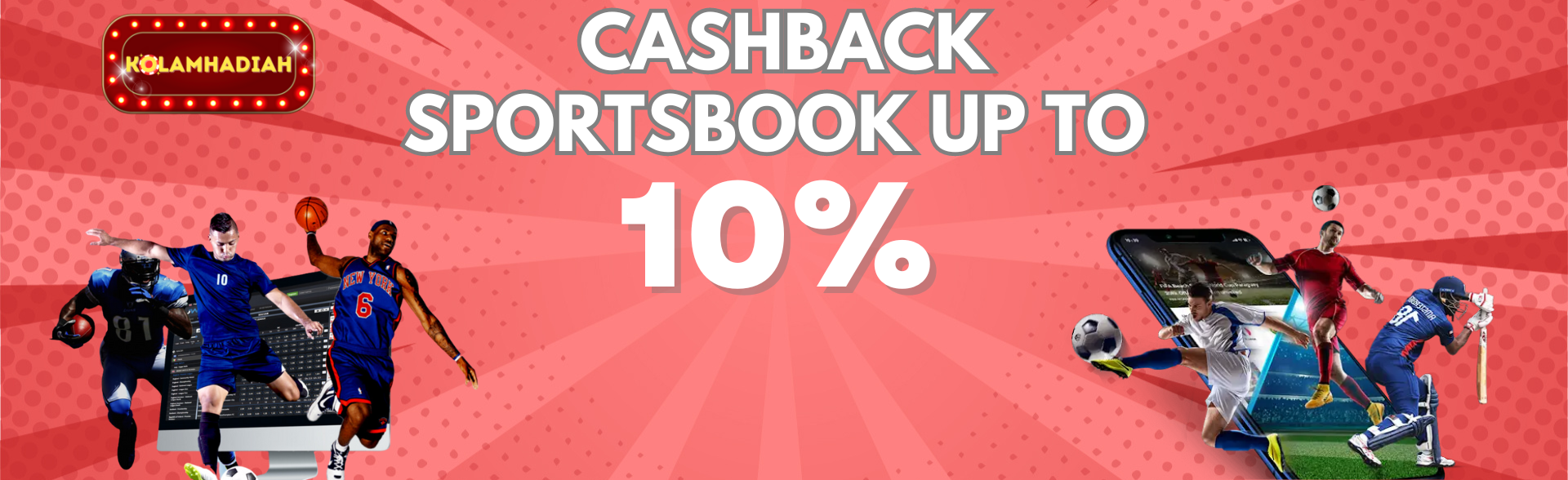 CASHBACK SPORTSBOOK UP TO 10%